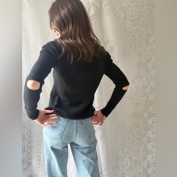 Western Bull Skull Sweater Desert Graphic Knit Pullover - Picture 7 of 16